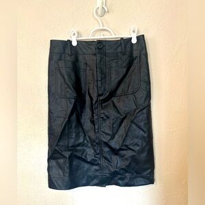 ✨ Anthropologie Colette Faux Leather Skirt Size M